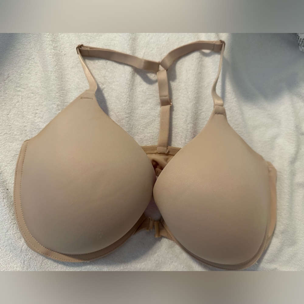 Pink Victoria Secret Front Close Bra 36DD